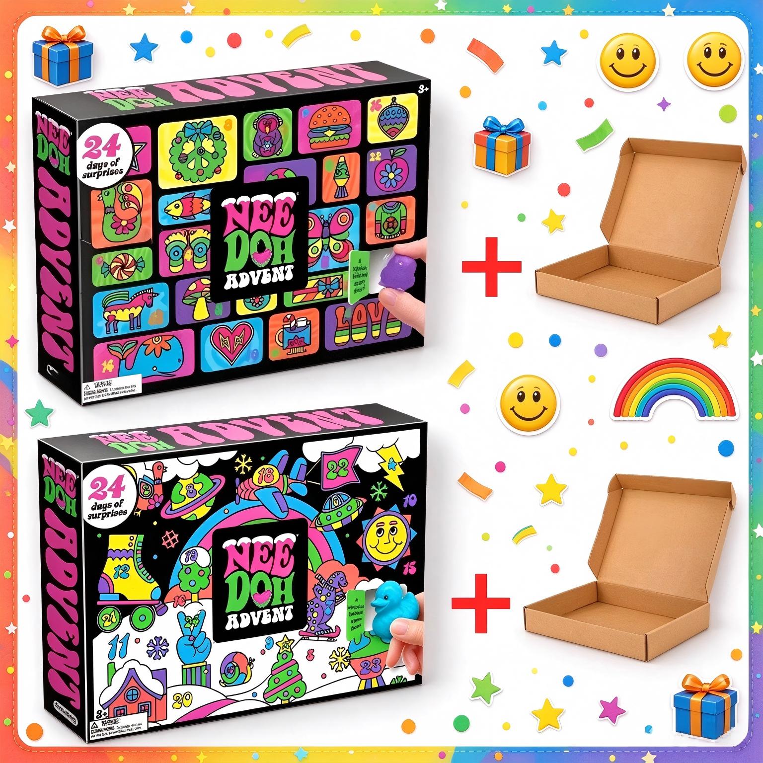 Party Games For Adults And Kids - 24 шт. мягких игрушек Nee‑Doh для