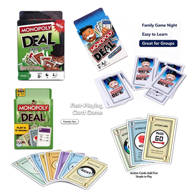 Hasbro Monopoly Deal, карточна – обзор и цена Hasbro Game Monopoly